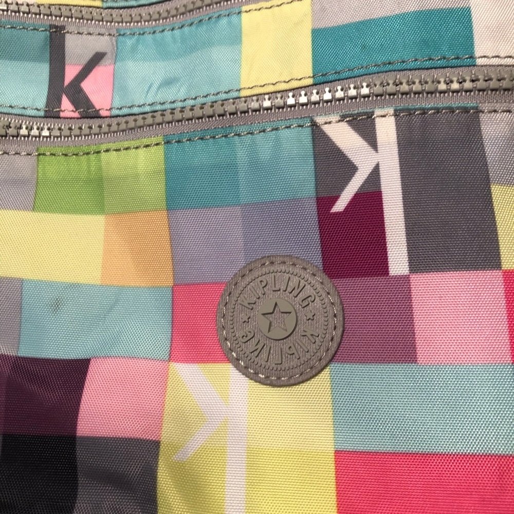 Authentic Multi Colored Kipling Bag - image 3